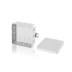 Abzweigdosen 85 x 85 x 40 mm, Grau, bis zu 12 Abschneid-Leitungseinführungen Legrand A01046