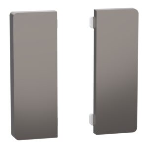 Tastsensor Flex, KNX, Merten System Design, 2fach, Wippe, Nickelmetallic, Merten MEG6192-6050