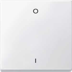 Wippe mit Kennzeichnung 0/ 1, polarweiß, System M, Merten 434219