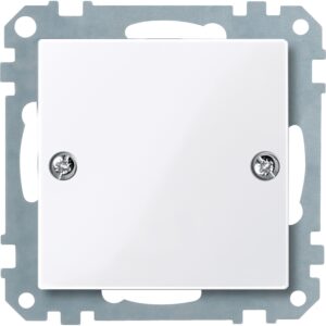 Blindabdeckung f. Sonderanfertigung Kommunikation/EDV, aktivws. glänzend, Sys. M, Merten 461825