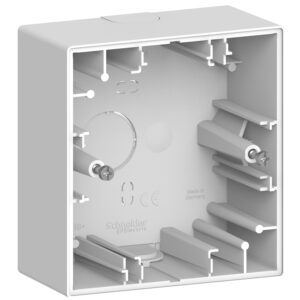 Merten System Design, Aufputzgehäuse, 1-fach, Lotosweiß, Merten MEG4014-6535