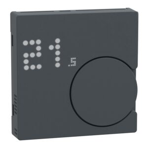 Connected Raumtemperaturregler-Modul, anthrazit, System M, ZB, Merten MEG5779-0414