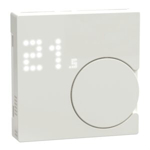 Connected Raumtemperaturregler-Modul, polarweiss glänzend, System M, ZB, Merten MEG5779-0319