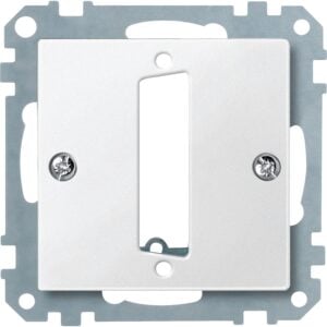 Zentralplatte für D-Subminiatur-Steckverbinder 25-polig, polarweiß, System M, Merten 468319
