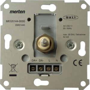 DALI-Drehdimmer-Einsatz Tunable White mit Spannungsversorgung, Merten MEG5144-0000