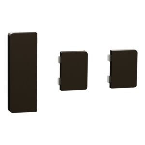Tastsensor Flex, KNX, Merten System Design, 3fach, Wippe, Moccametallic, Merten MEG6193-6052