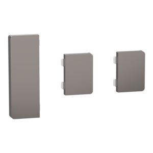 Tastsensor Flex, KNX, Merten System Design, 3fach, Wippe, Nickelmetallic, Merten MEG6193-6050