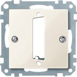 Zentralplatte für D-Subminiatur-Steckverbinder 25-polig, weiß glänzend, System M, Merten 467844