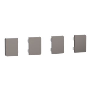 Tastsensor Flex, KNX, Merten System Design, 4fach, Wippe, Nickelmetallic, Merten MEG6194-6050
