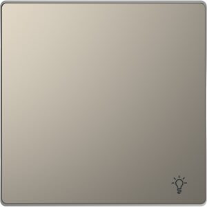 Wippe mit Kennzeichnung Licht, Nickelmetallic, System Design, Merten MEG3302-6050