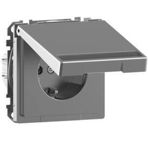 Merten System M - Steckdose - Deutsch - Edelstahl, Merten MEG2312-6036