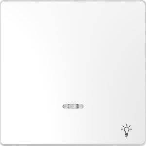 Wippe mit Kontrollfenster und Aufdruck Licht, Lotosweiß, System Design, Merten MEG3322-6035