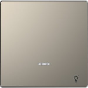 Wippe mit Kontrollfenster und Aufdruck Licht, Nickelmetallic, System Design, Merten MEG3322-6050
