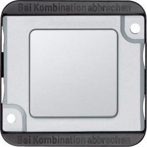 Blindabdeckung, mattsilber, PANZER, Merten 392360