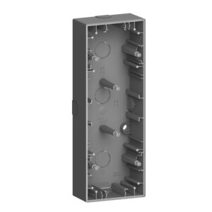 Merten System Design, Aufputzgehäuse, 3-fach, Anthrazit, Merten MEG4034-6534