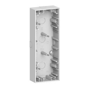 Merten System Design, Aufputzgehäuse, 3-fach, Lotosweiß, Merten MEG4034-6535