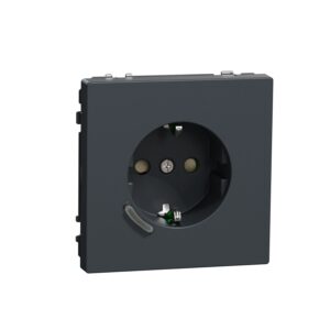 Connected SCHUKO-Steckdose 16A, System Design, Thermoplast lackiert, Anthrazit, Merten MEG2380-6034