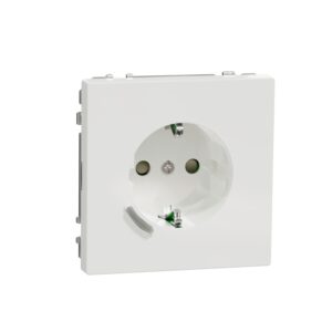 Connected SCHUKO-Steckdose 16A, System Design, Thermoplast brillant, Lotosweiß, Merten MEG2380-6035