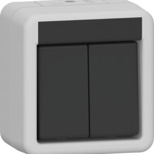 Wippschalter Serien WG AP Grau Gira 310530