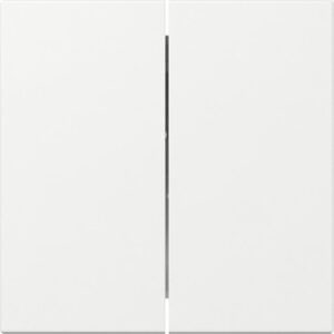 Wippe 2f gerade System 55 Reinweiß Gira 349503