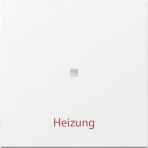 Wippe Kontrollf. + Heizung Ein/Aus System 55 Reinweiß Gira 367803