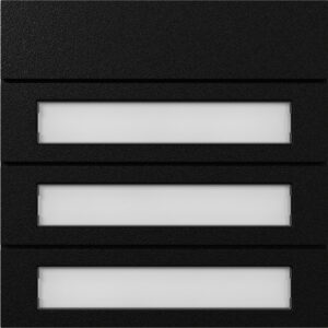 Ruftastenmodul 3f System 106 Schwarz m Gira 5533925