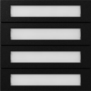 Ruftastenmodul 4f System 106 Schwarz m Gira 5534925