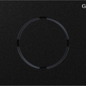 Frontpl. Türstationsmodul System 106 Schwarz m Gira 5579925