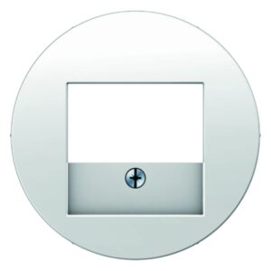 Zentralstück für TDO-Steckdose Berker R.1/R.3 polarweiß, glänzend, Berker 6810332089