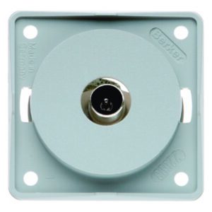 Antennen Verbinderdose TV ITG grau matt, Berker 945812506