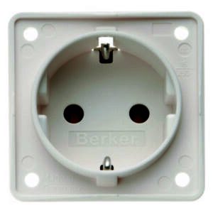 Steckdose SCHUKO Integro Einsätze pw, Berker 947782502