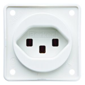 Steckdose mit SK CH Typ 23 ITG polarweiß, Berker 962592502
