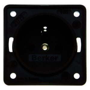 Steckdose mit SK-Stift ITG eh BS braun m, Berker 961952501