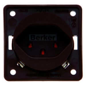 Steckdose mit SK CH Typ 13 ITG braun, Berker 962492501