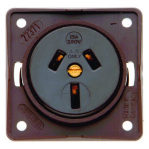 Steckdose mit SK Australien ITG braun, Berker 962562501