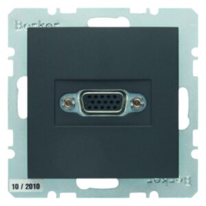 VGA Steckdose Berker B.3/B.7 anthrazit, matt, Berker 3315401606