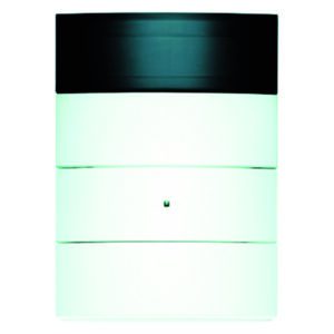Tastsensor 3fach mit Temperaturregler und Display B.IQ polarweiß, matt, Berker 75663599