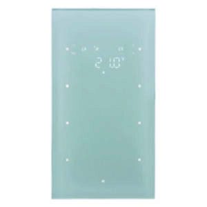 Glas-Sensor 3fach mit Temperaturregler Berker TS Sensor Glas, polarweiß, Berker 75643030