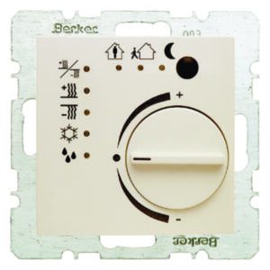 Temperaturregler mit TasterschnittstelleBerker S.1 weiß, glänzend, Berker 75441152