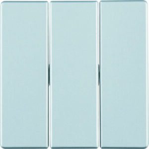 Q.x Wippe 3fach Aus, alu samt, Berker 16656084
