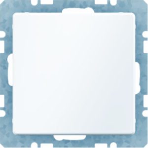 Objekt-Temperaturregler mit Tasterschnittstelle Berker Q.1/Q.3 polarweiß, samt, Berker 75441229