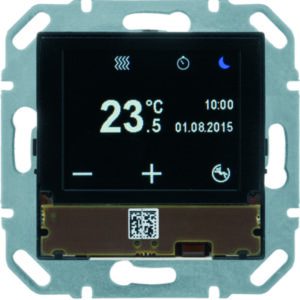 KNX Temperaturregler, mit TFT-Display und integriertem Busankoppler, Berker 80440100