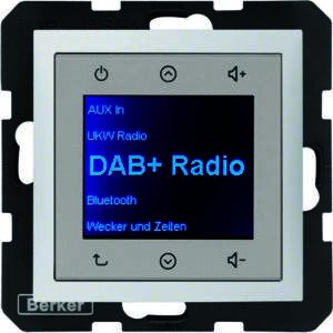 Radio DAB+, Bt., S.1/B.x pw. matt, Berker 30849909