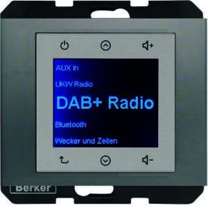 Radio DAB+, Bt., K.x edelst., Berker 30847004