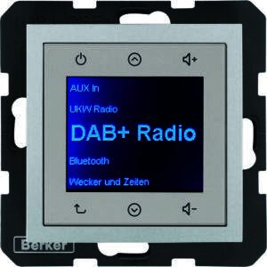 Radio DAB+, Bt., B.x alu, Berker 30841404