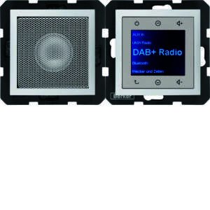Radio mit Lautspr. DAB+ S.1/B.x pw. matt, Berker 29809909