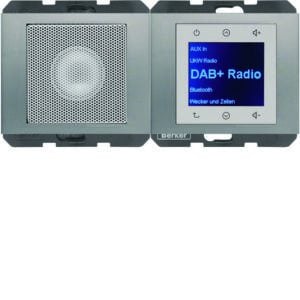 Radio mit Lautspr. DAB+ K.x edelst., Berker 29807004