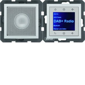Radio mit Lautspr. DAB+ B.x alu matt, Berker 29801404