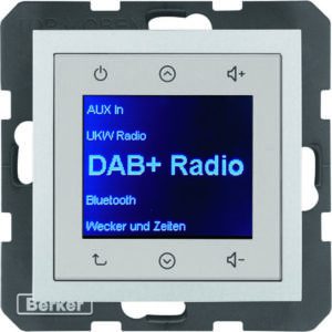 Radio DAB+, B.x alu matt, Berker 29841404