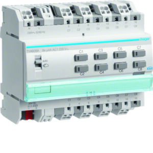 KNX Schalt-/Jalousieaktor 8/4fach 4 A REG Hager HTYA608A